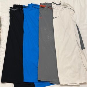 Nike Men's Athletic Sleeveless Shirt - Black, Blue, Gray, White